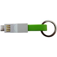 3 in 1 Magnetic Phone Usb Data Charger Cable With Keychain