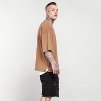 Loose Fit Cotton Plain Oversized T Shirt