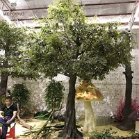 Large Artificial Banyan Ficus Tree Decoration