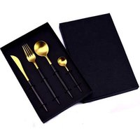 Elegant Stainless Steel 4 Piece Cutlery Set Gift Box