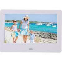Chinese Supplier 16:9 Screen multi-functional and Motion Sensor digital album photo frame wifi 7 Inch black and white