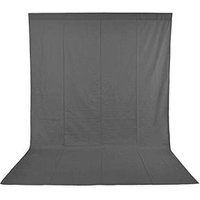 Photo Studio 100% Pure Muslin Collapsible Backdrop Background Grey