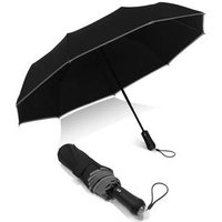 Automatic 3-Fold Reflective Umbrella with LED Light Handle