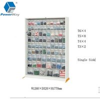86 cases combination plastic tilt openning bin tool hardware and craft cabinet