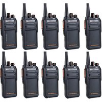 10 pcs Long distance 3-10km IP67 safety waterproof two way radio 5 watt walkie talkie radios