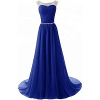 Chiffon Beaded Formal Gown