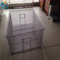 Special Custom 316 food grade stainless steel screen kitchen cooking wire mesh basket