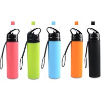 Mitour BPA Free Collapsible Silicone Water Bottle