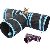 Collapsible 3 Way Cat Tunnel Play Ball