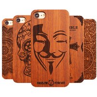 OEM Customized Real Wooden Phone Case for iPhone 6 7 8 X XS XR XS Max, for iPhone 7 8 Plus Wood Case, Many Patterns Available