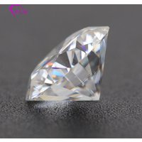 Pure white D color round 8mm 2carat moissanite stones for sale