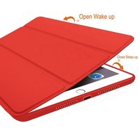 2018 New 9.7 inch Ultra Thin Silicone Soft Table Case For apple iPad 56 Air 1 2 Flip Leather Cover Case