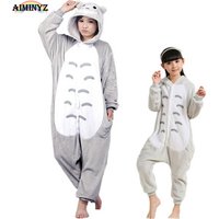 Totoro Flannel Hooded Onesie Pyjamas