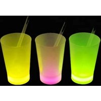 Event Party Glow in the dark plastic cup led glow drink cup 12oz