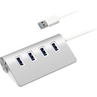New arrival Computer accessories USB 4 port Aluminum 3.0 usb hub with USB 3.0 cable hub