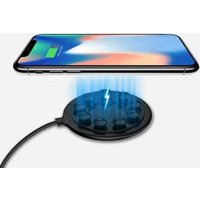 Suction Cup Qi Wireless Charger For iPhone Xr Xs Max X 8 Plus 10W Fast Wireless Charging Pad