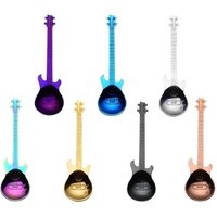 Fda Approved Creative Ice Cream Tea Sugar Guitar Shaped coffee Spoon