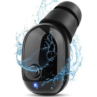 IPX7 Waterproof Mini Bluetooth Earphone, Handsfree Wireless Earbud with Mic, Bluetooth 5.0 Sports Single Headset