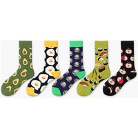 BONYPONY Dessert & Food Pattern Socks
