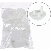 20-Pack Baby Child Guard Safety Protection UK Plug Sockets Protector Cover