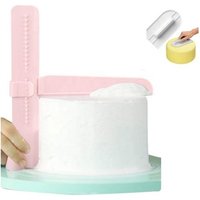 Adjustable Fondant Cake Scraper Icing Cream Spatula Edges Smoother