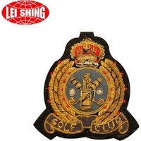 Hand Embroidered Bullion Wire Badges Uniforms