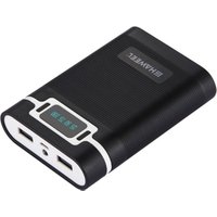 HAWEEL DIY 4 x 18650 Battery (Not Included) 10000mAh Power Bank Shell Box with 2 USB Output