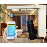 Electric curtain, motorized curtain, automatic curtain system for hotel curtain and home curtain automation