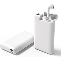 10000mAh Portable Charger Power Banks for AirPods Charging Case 2 in 1 (Not Included TWS Earbuds) Compatible with Phones Tablets