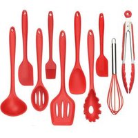 10-Piece Heat Resistant Silicone Kitchen Utensil Set
