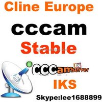 1pcs wholesale iks cccam cline account server for Europe channels experience a free trial for one day
