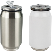 Double Wall Vacuum Cola Can Shaped Water Bottle