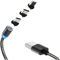 Cell Phone 3 In 1 Magnetic Usb Fast Charging Data Cable