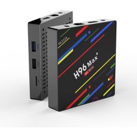 H96 Max+ MaX Plus Smart TV Box RK3328 Quad Core 64bit Mali-450 GPU 4G/64G Android 9.0 2.4G/5.0GHz Wifi Set Top Box Family TV