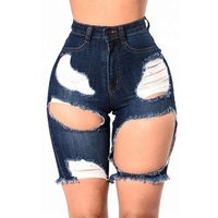 High Elastic Summer Denim Shorts