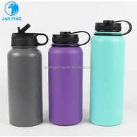 2019 best selling amazon BPA Free Stainless Steel Wide Mouth Sport Water Bottle/ thermos flask/ vacuum flask