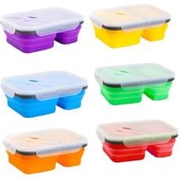Collapsible Silicone Lunch Box Cutlery