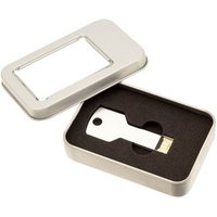 Key Shape Silver Color Metal Mini USB Flash Drive Pendrive Promotional Gift Custom Logo Printing USB 2.0 USB3.0