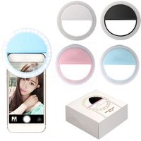 Universal USB Powered Rechargeable LED Ring Selfie Light for Cellphone