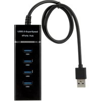 USB 3.0 Hub 4 port Super Speed 5Gbps USB Cable Adapter Splitter For Laptop PC