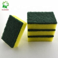 100% manufacturer Best-Selling dish scouring pad sponge kitchen scouring pad soft durable sponge scouring pad