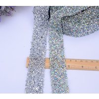 Large Crystal Strass Rhinestone Strip Dress Belts