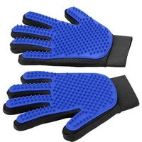 Pet Hair Remover Glove Gentle Pet Grooming Glove Brush Efficient Deshedding Glove Massage Mitt With Enhanced Five Finger Design