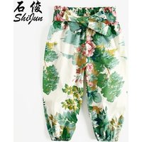 Shijun Cotton Harem Trousers