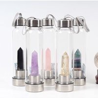 Glass Crystal Water Bottle