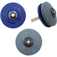 SATC Lawn Mower Blade Sharpener Lawnmower Sharpen for Power Drill Hand Drill 4PCS