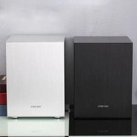 JONSBO C2 Aluminum Computer Case Desktop PC Chassis Support ATX power 3.5" 2.5" Hard Drive for Mini ITX/Micro-ATX (245x215mm)