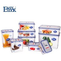 EASYLOCK Snap Lock Plastic Food Storage Containers