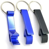 Metal Keyring Opener Custom Keychain Aluminum Key Ring Bottle Opener