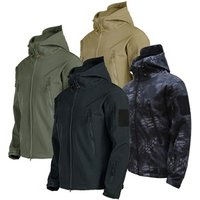 Camouflage Waterproof Tactical Jacket Hood